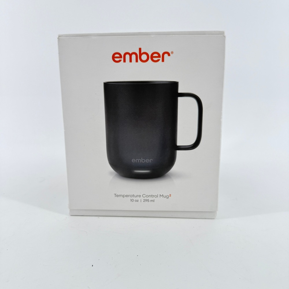 Ember Mug 2 Smart Temperature Control Mug NEW 10oz Black App Controlled Box
